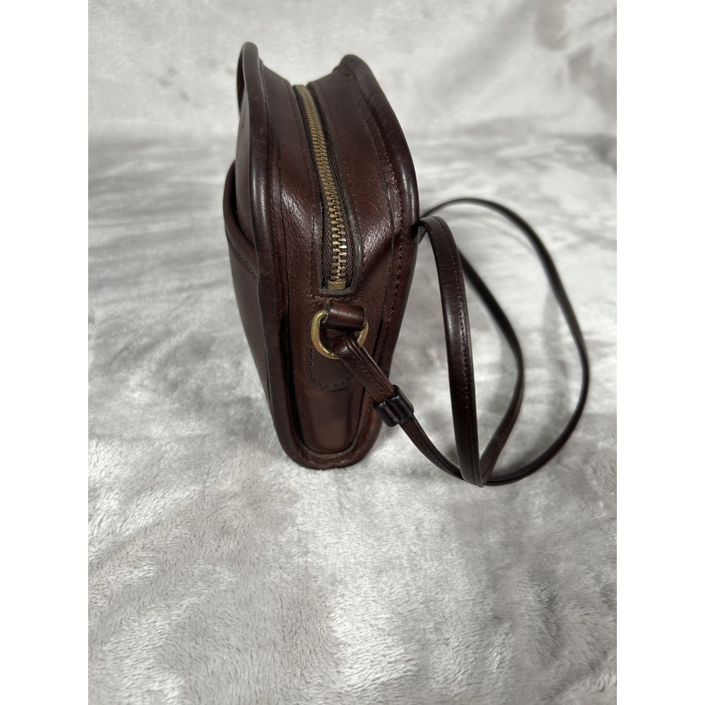 Vintage COACH Legacy Abbie Purse Handbag Brown Leather Crossbody Strap #9017 USA - Picture 4 of 13